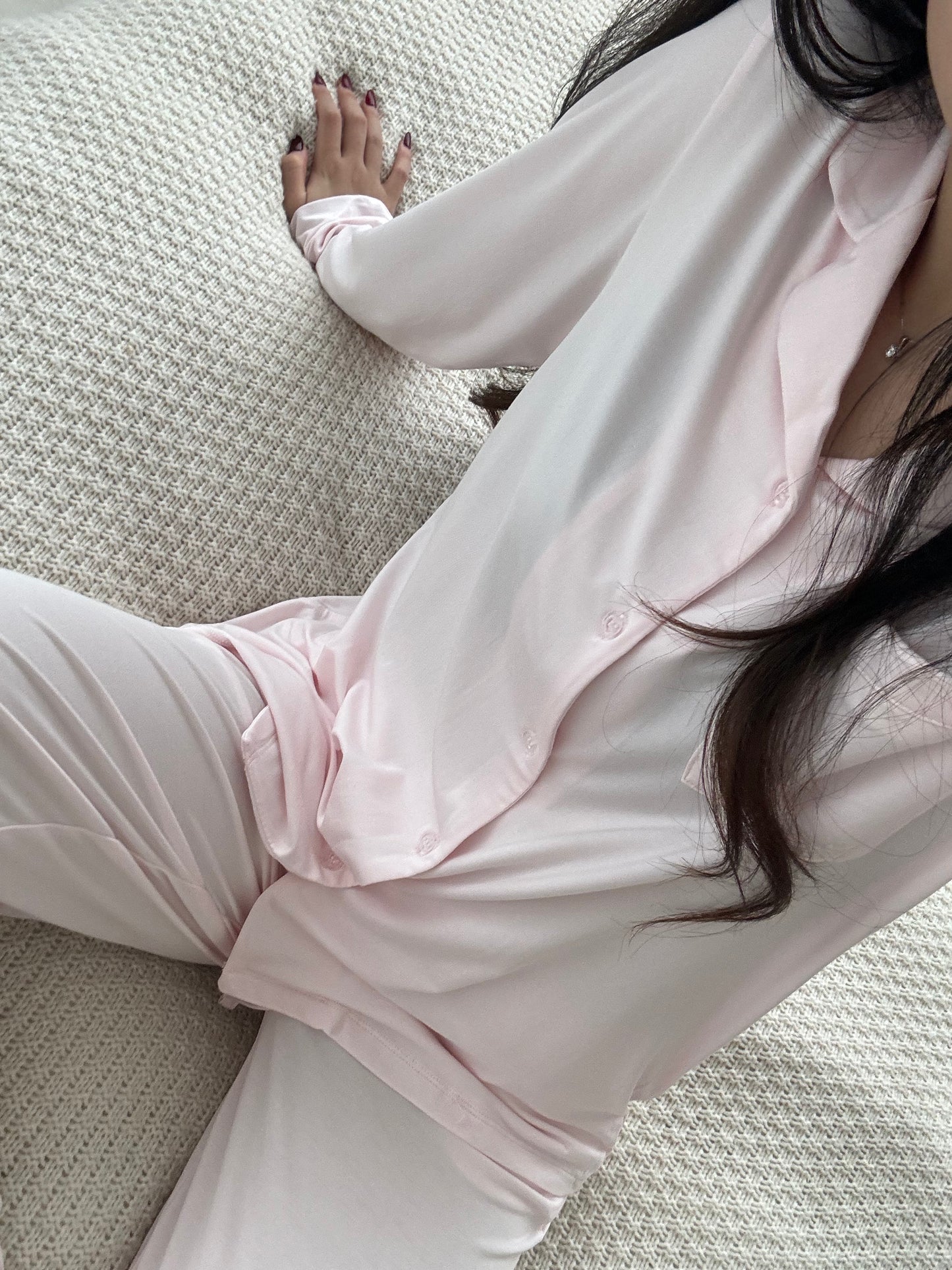 tencel long pjs set